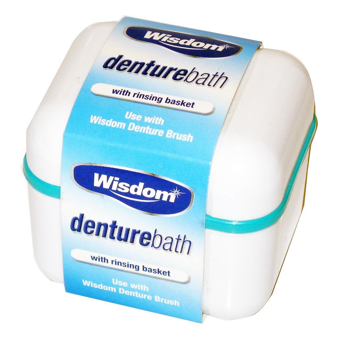 Wisdom Denture Bath with Rinsing Basket