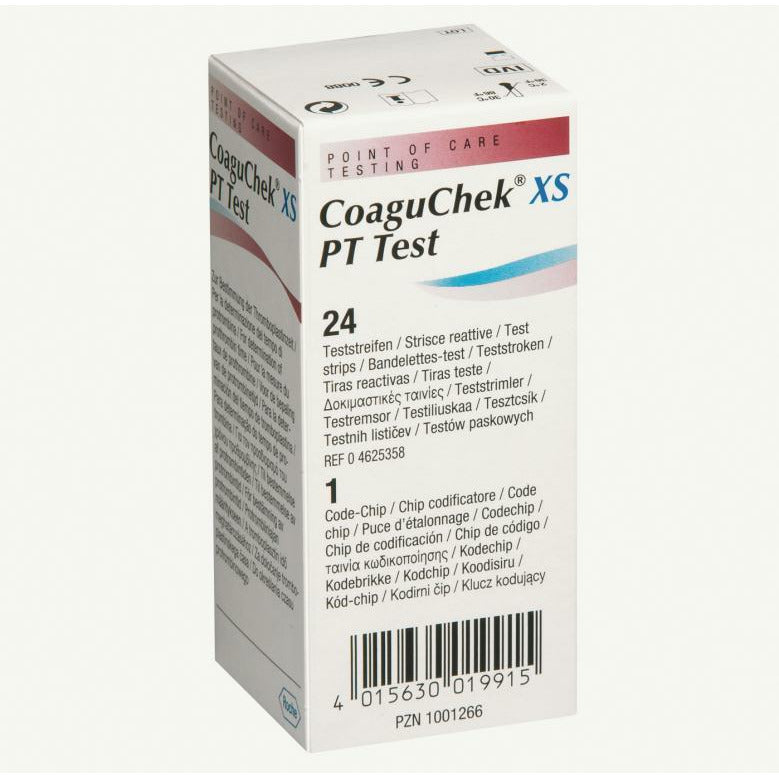 coaguchek xs test strips 24