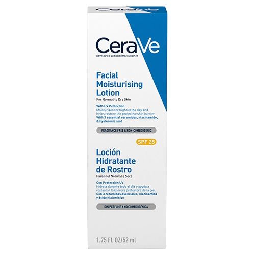 CeraVe AM Facial Moisturising Lotion 52ml SPF 25